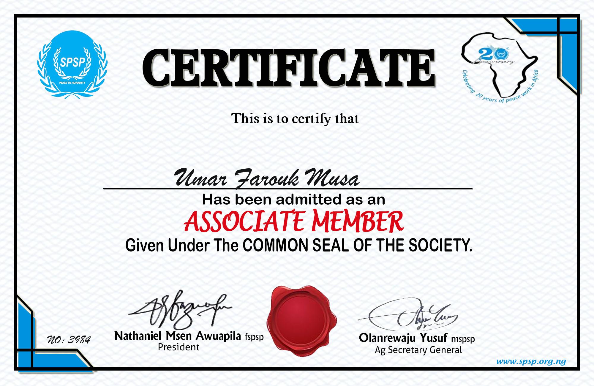 Certificate Image