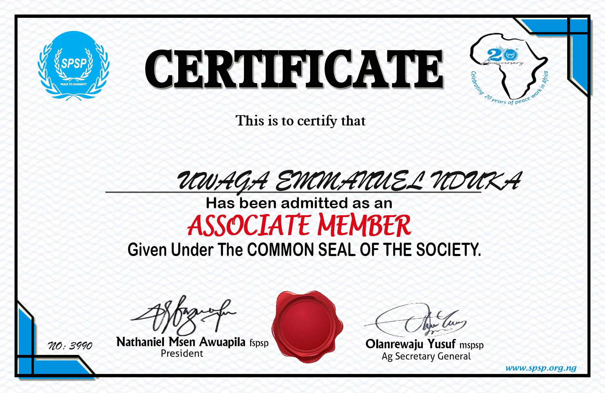 Certificate Image
