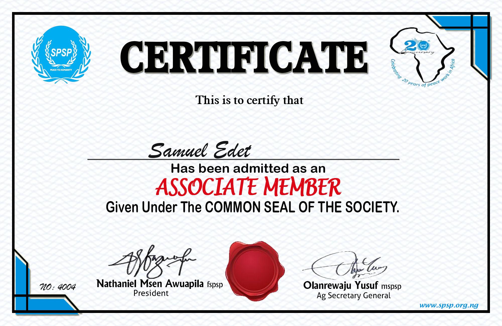 Certificate Image