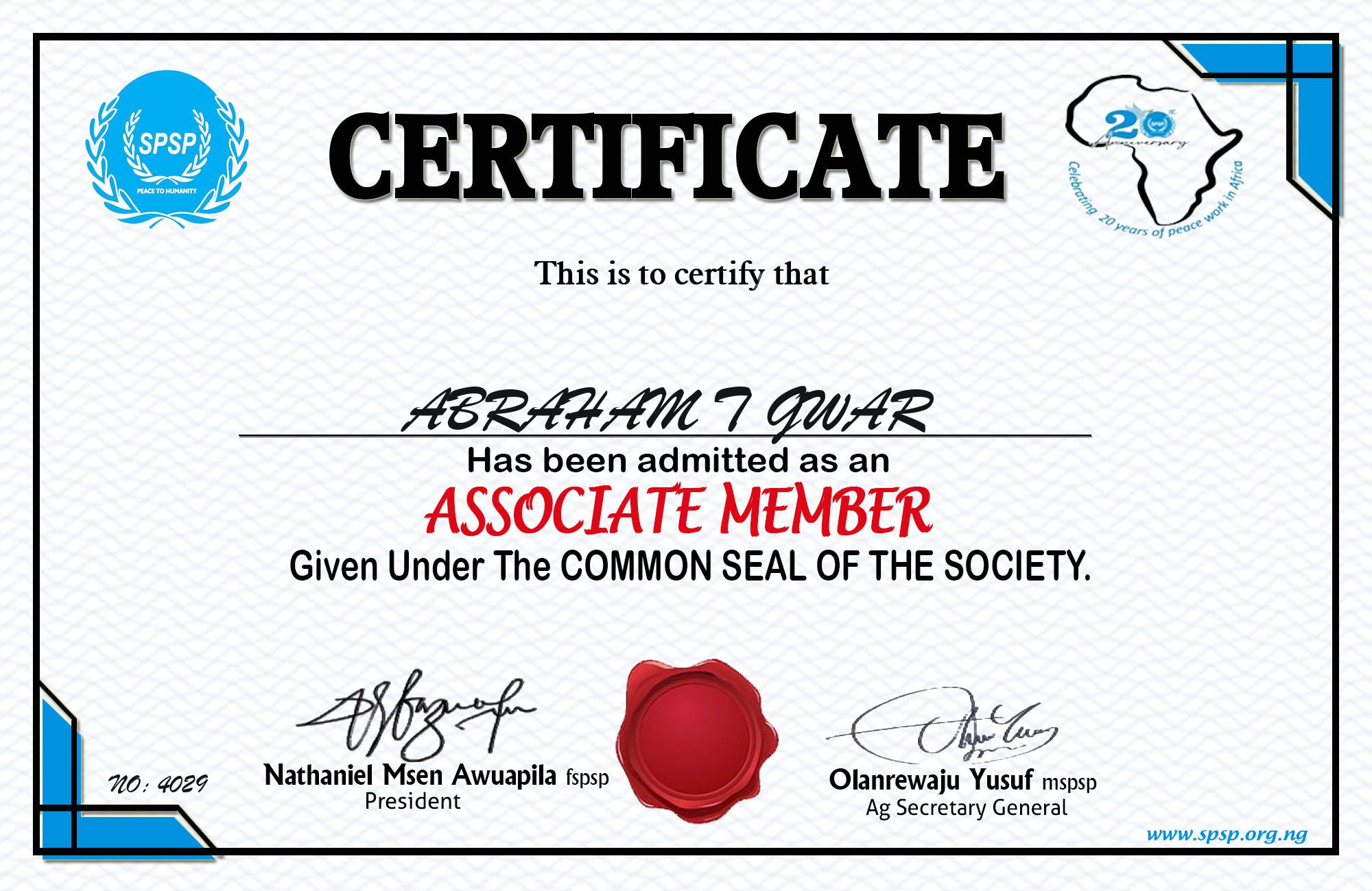Certificate Image