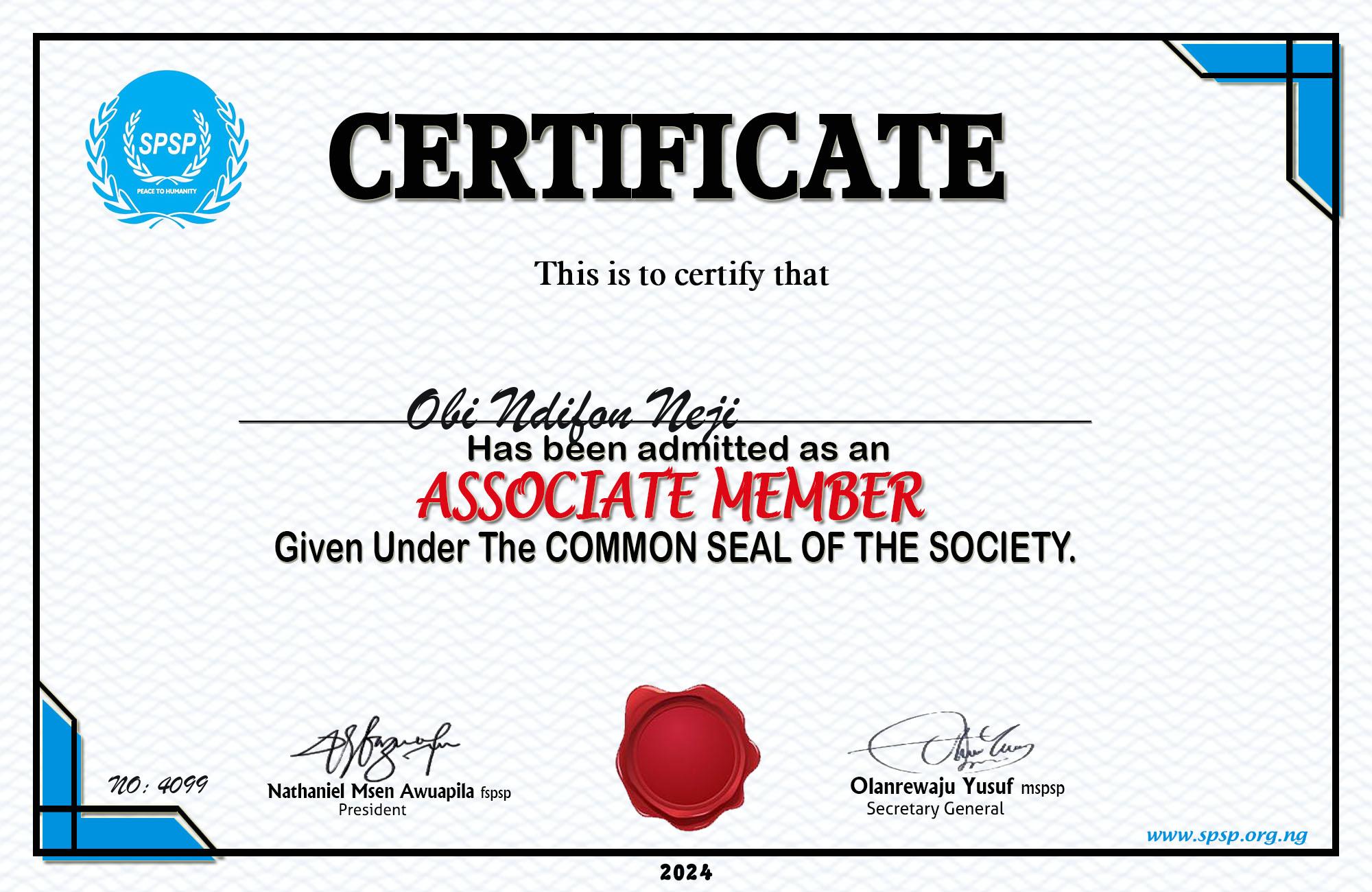 Certificate Image
