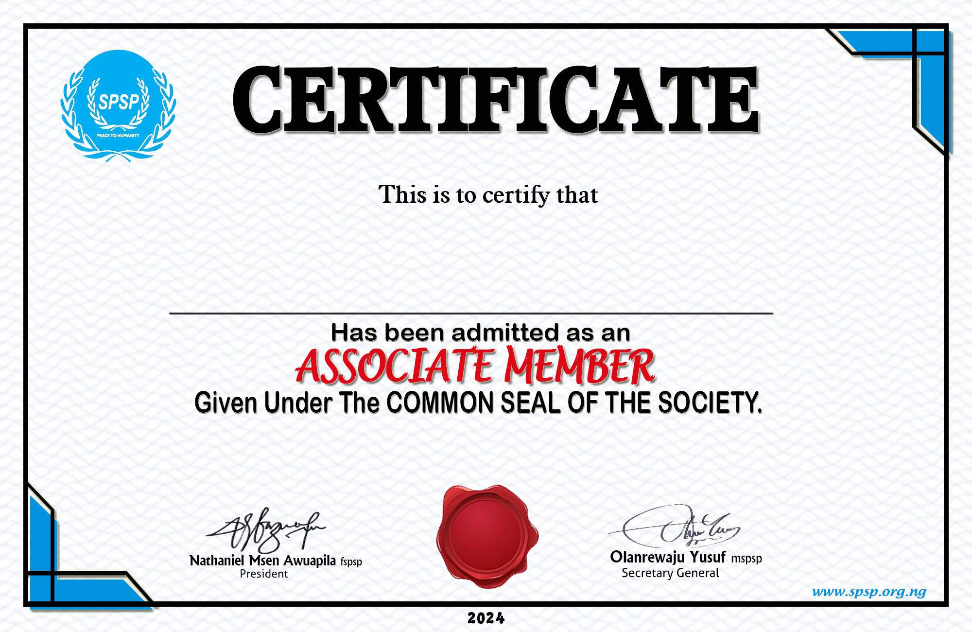 Certificate Image