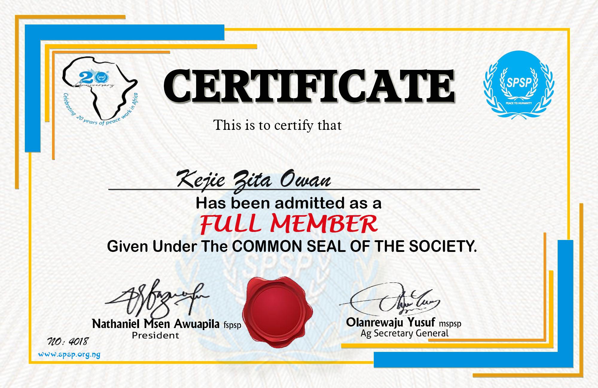 Certificate Image