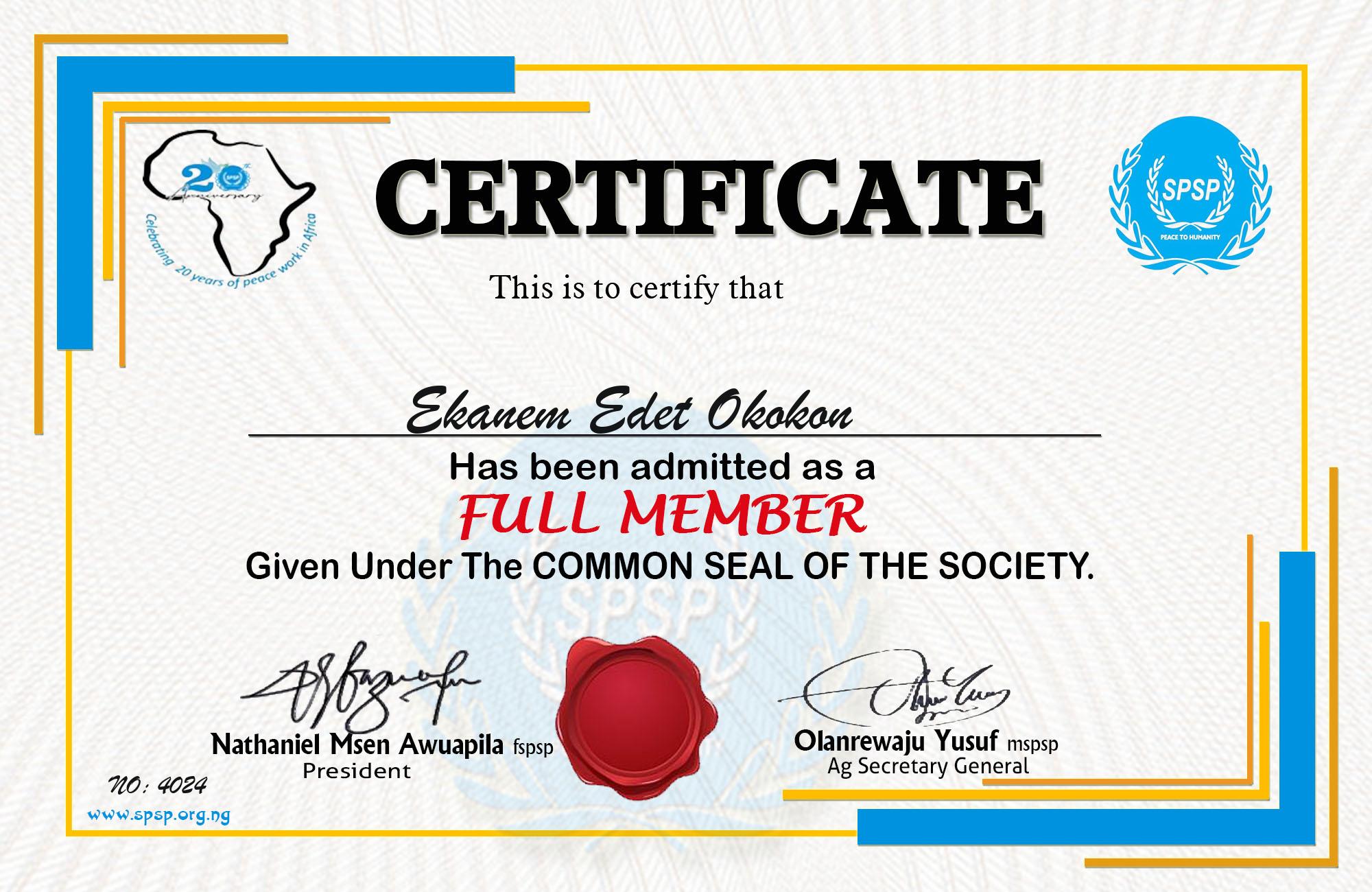Certificate Image