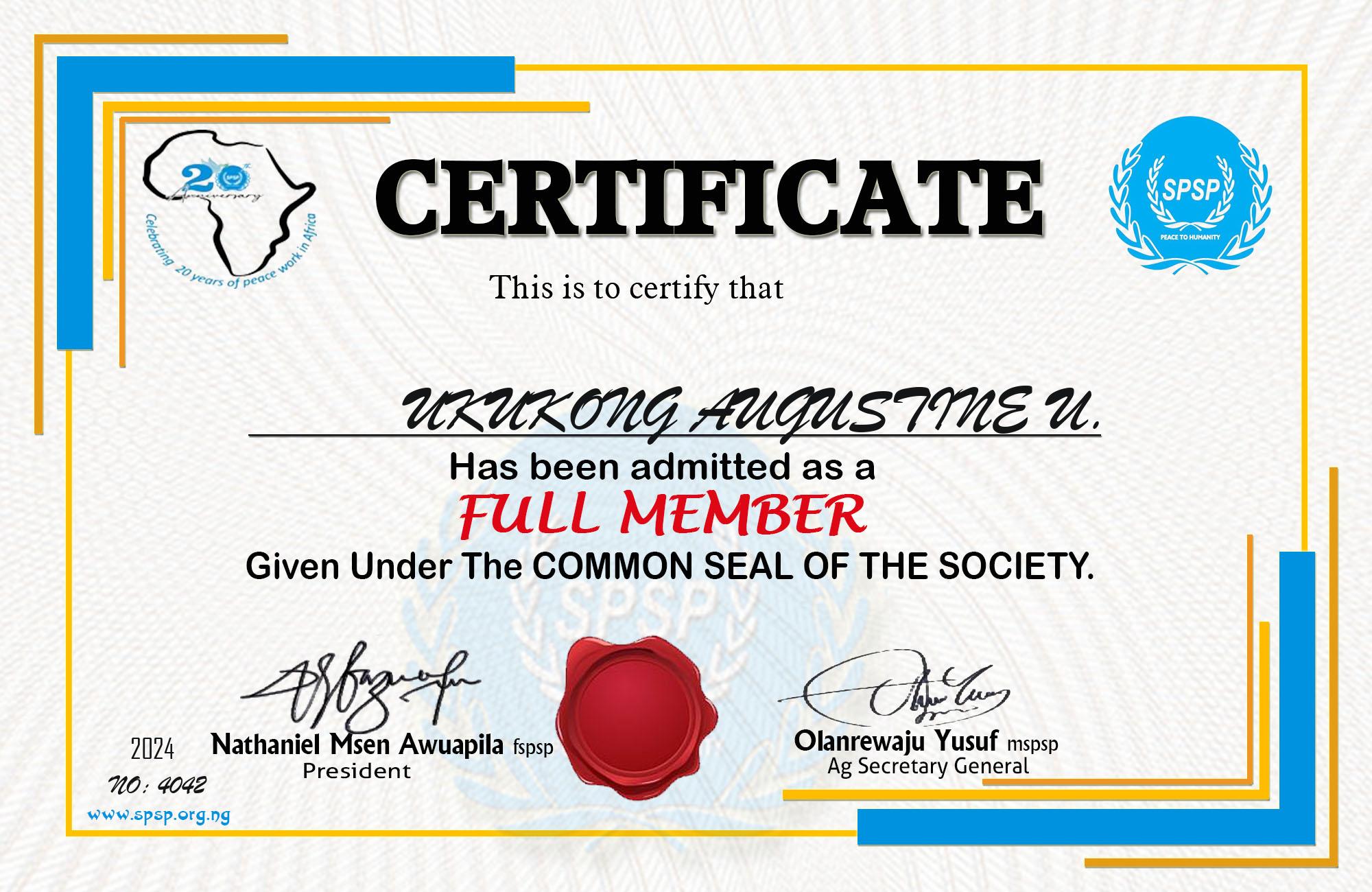 Certificate Image