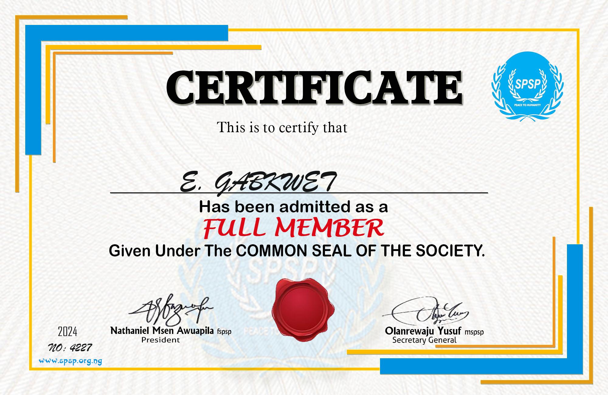 Certificate Image