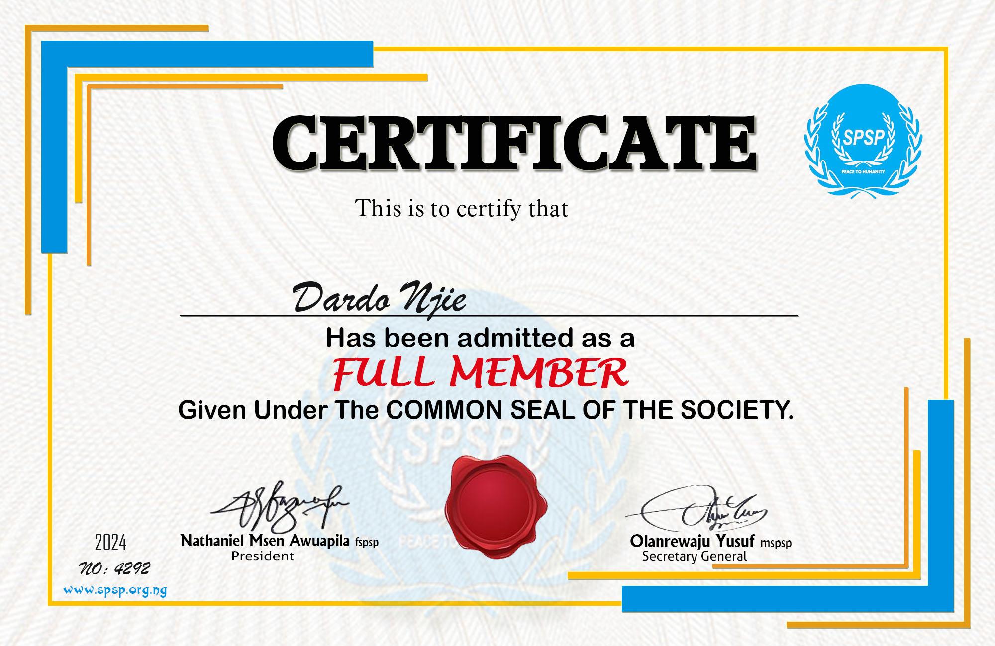 Certificate Image