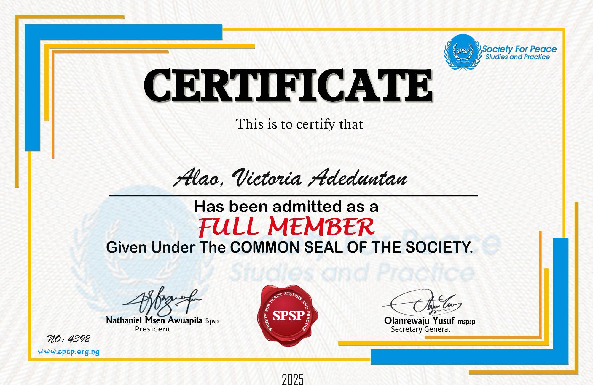 Certificate Image