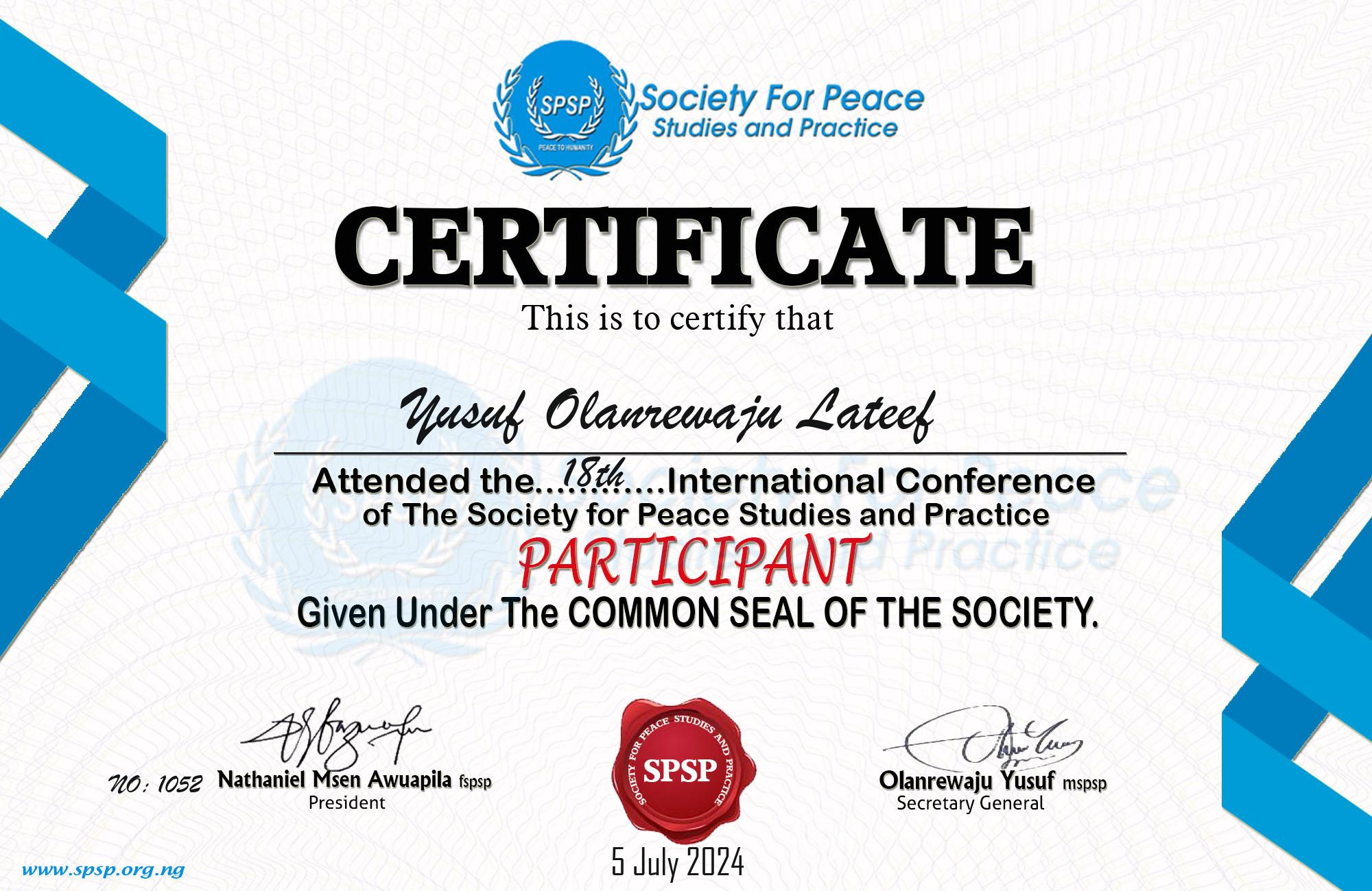 Certificate Image