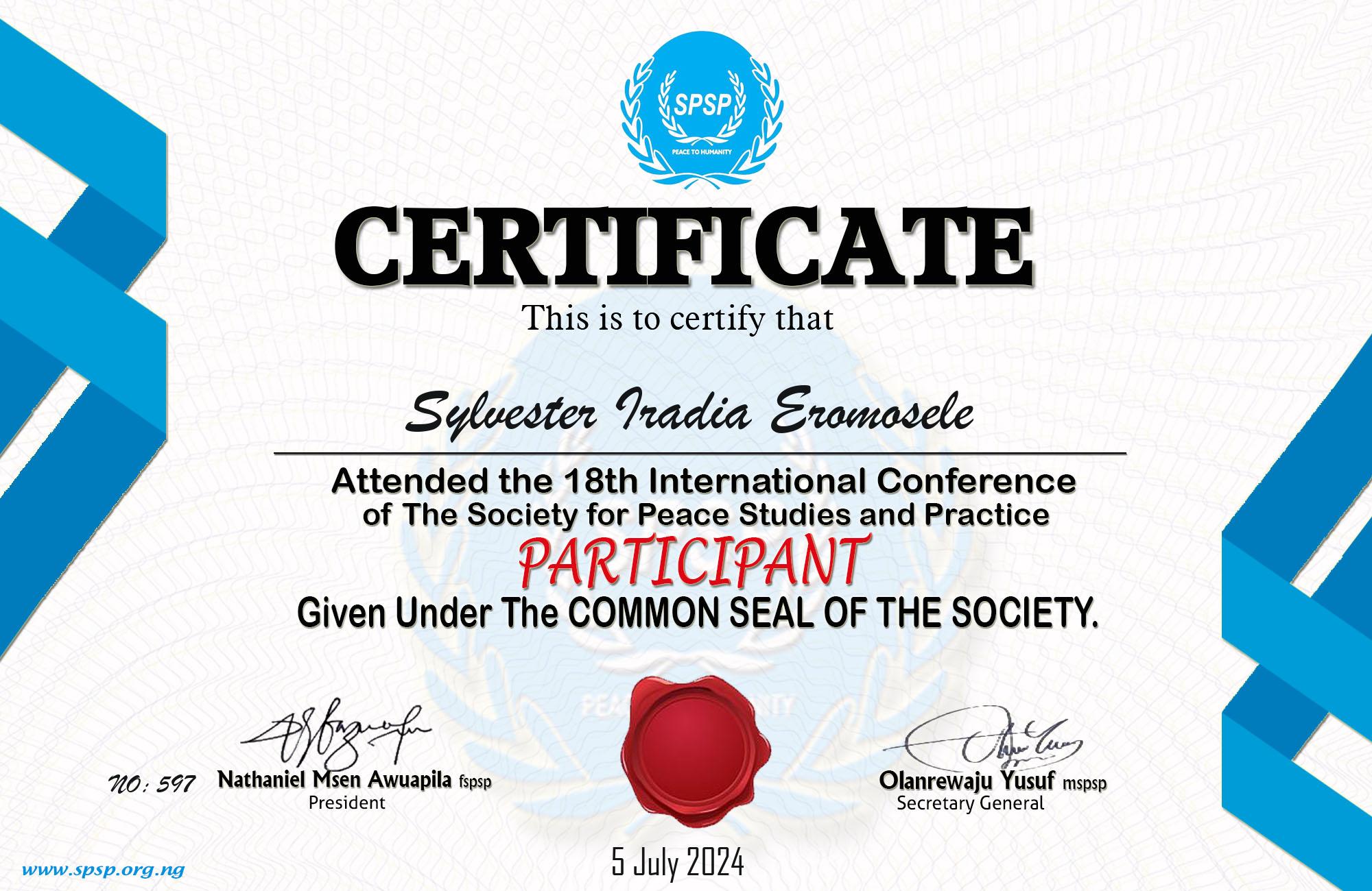 Certificate Image
